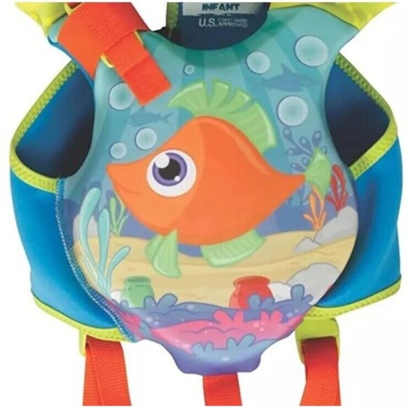 Stearns Infant U.S Coast Guard Approved Infant Life Jacket Under 30 Lbs New - Picture 2 of 9